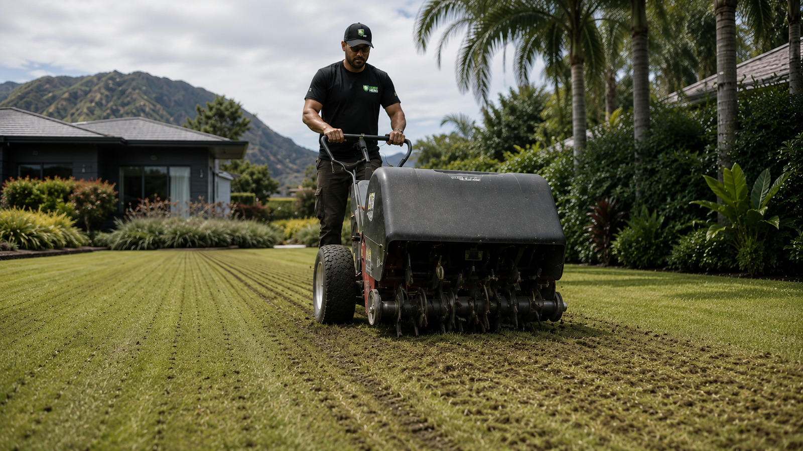 Lawn mowing service by Lawn Hero